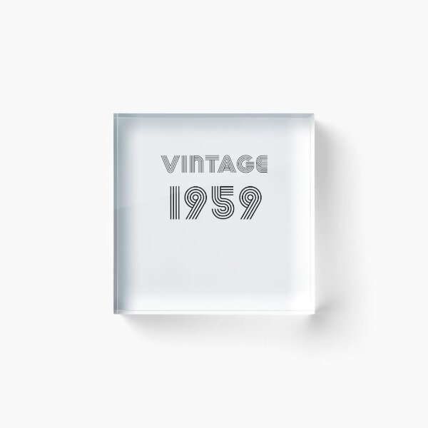 Item preview, Vintage Since 1959 60 Years Old Shirt Gift designed and sold by beautifulshirts.