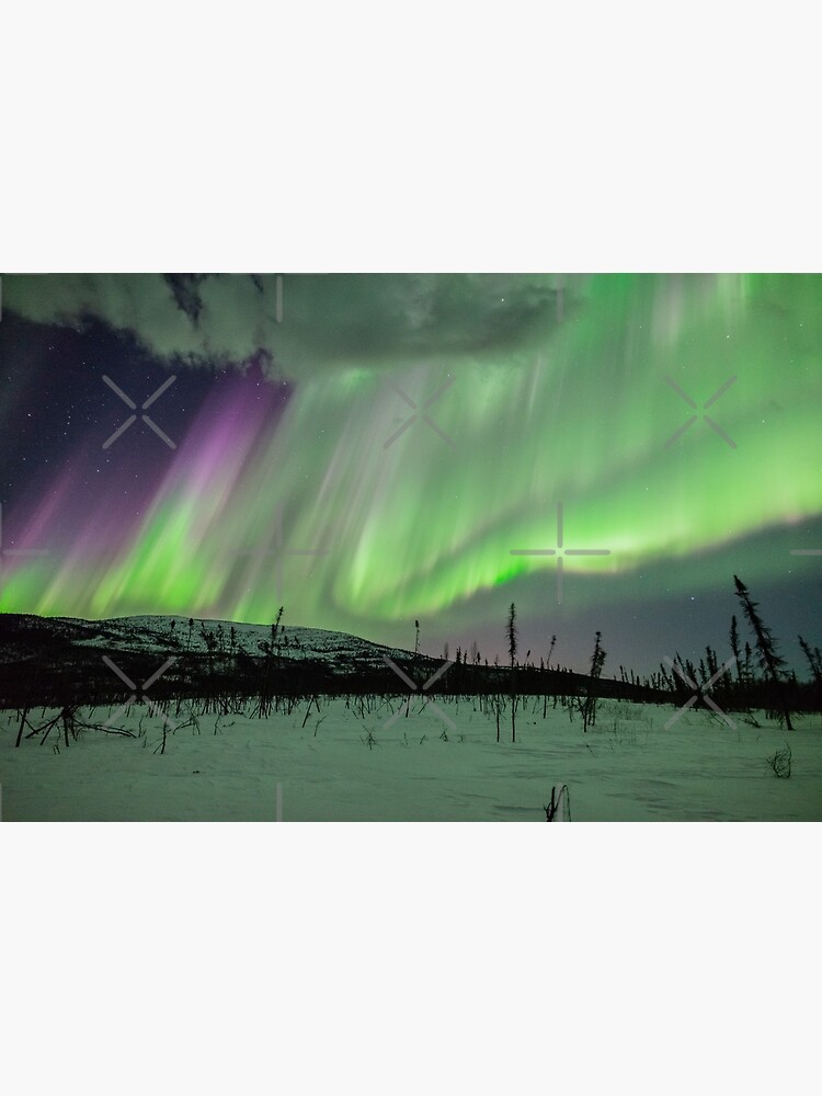 Thumbnail 3 of 3, Photographic Print, Wickersham Dome and the Aurora designed and sold by Aaron Lojewski.