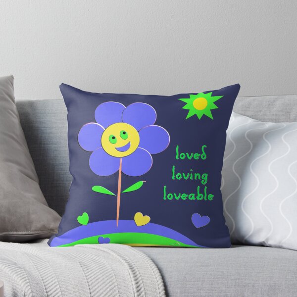 Item preview, Loved, Loving and Loveable (Blue) designed and sold by Julia Styles.