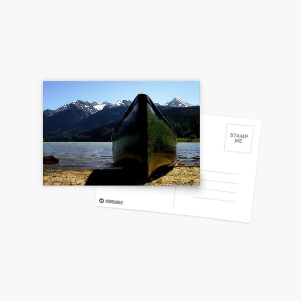 Mountain Peaks in Canada Postcard