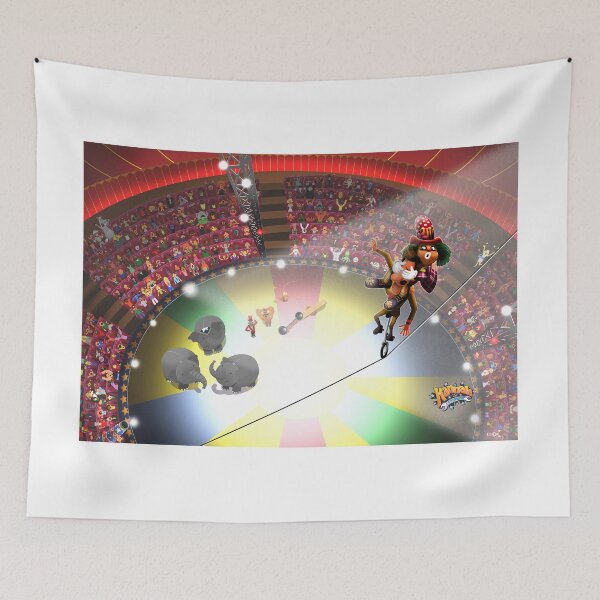 Item preview, Hannah and the Circus big Trapese spread designed and sold by hannahthespan.