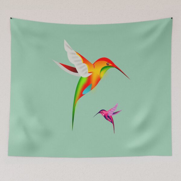 Item preview, HUMMING-BIRD WIND POWER GIFT T-SHIRT designed and sold by Klimentina.