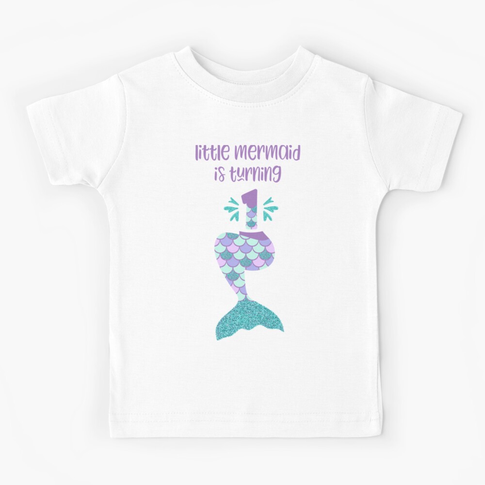 mermaid first birthday shirt