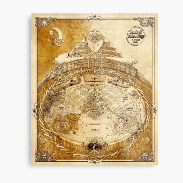 Land of Meaning - Traditional Metal Print