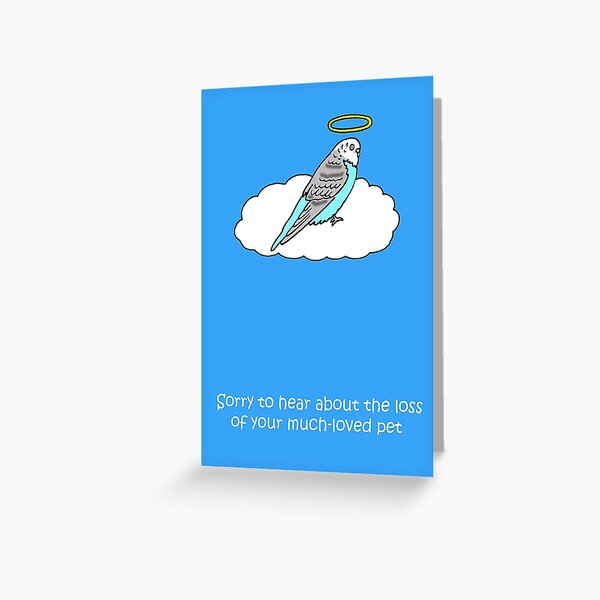 Item preview, Sympathy on Loss of Pet Bird designed and sold by KateTaylor.