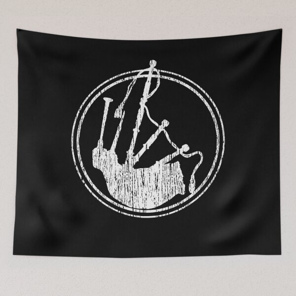 Item preview, Bagpipe Silhouette Bagpiper Musician designed and sold by 4tomic.