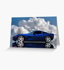 Corvette C6 Profile Greeting Card