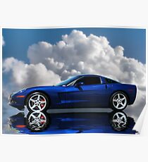Corvette C6 Profile Poster