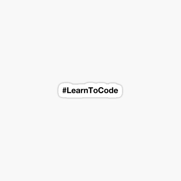 Learn To Code Stickers Redbubble - isle roblox code to bunker