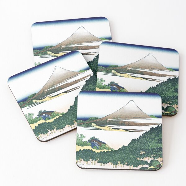 Item preview, Cushion Pine at Aoyama by Katsushika Hokusai designed and sold by Takeda-art.