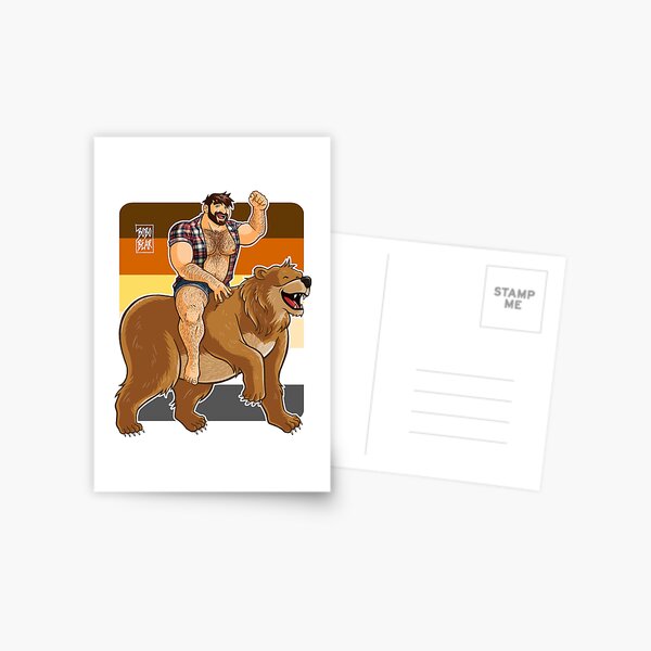 ADAM LIKE TO RIDE BEARS - BEAR PRIDE Postcard