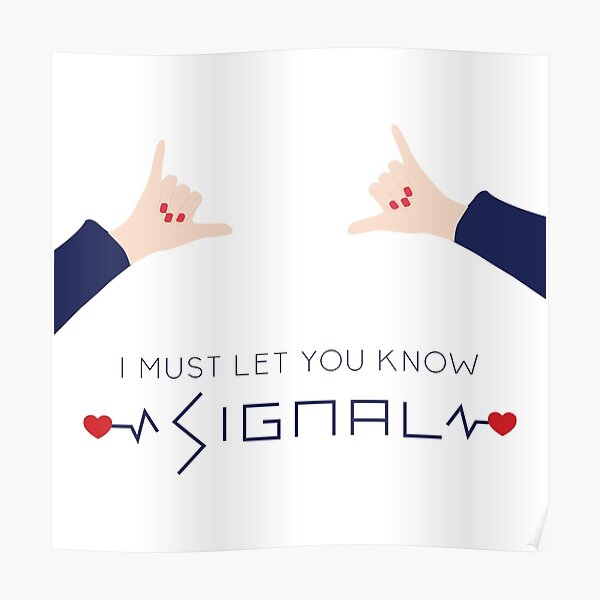 Signal Twice Posters Redbubble