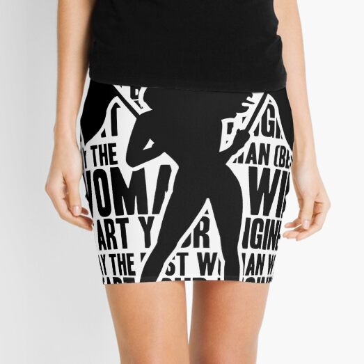 RuPaul's Dragrace Lyrics and Logo Rupaul Sweater- Many Colours - LGBT - Rupaul Drag Race Mini Skirt