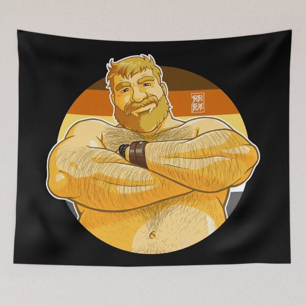Item preview, MIKE LIKES CROSSING ARMS - BEAR PRIDE designed and sold by bobobear.