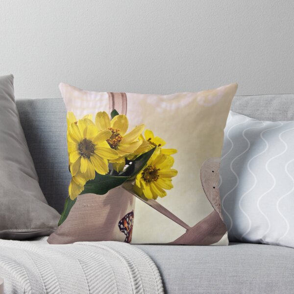Item preview, Watering Can Daisies designed and sold by Sandra Foster.