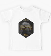 Camiseta para niños Cita de: Albert Einstein sobre la creatividad - Camisetas, pósters, pegatinas y regalos