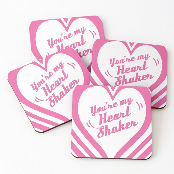 Item preview, Twice Heart Shaker | Cute Kpop Song Lyrics Typography designed and sold by mschubbybunny.
