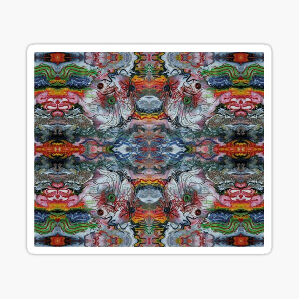 Miroirs abstraits Sticker