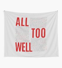 All Too Well (alle Liedtexte) Wandbehang
