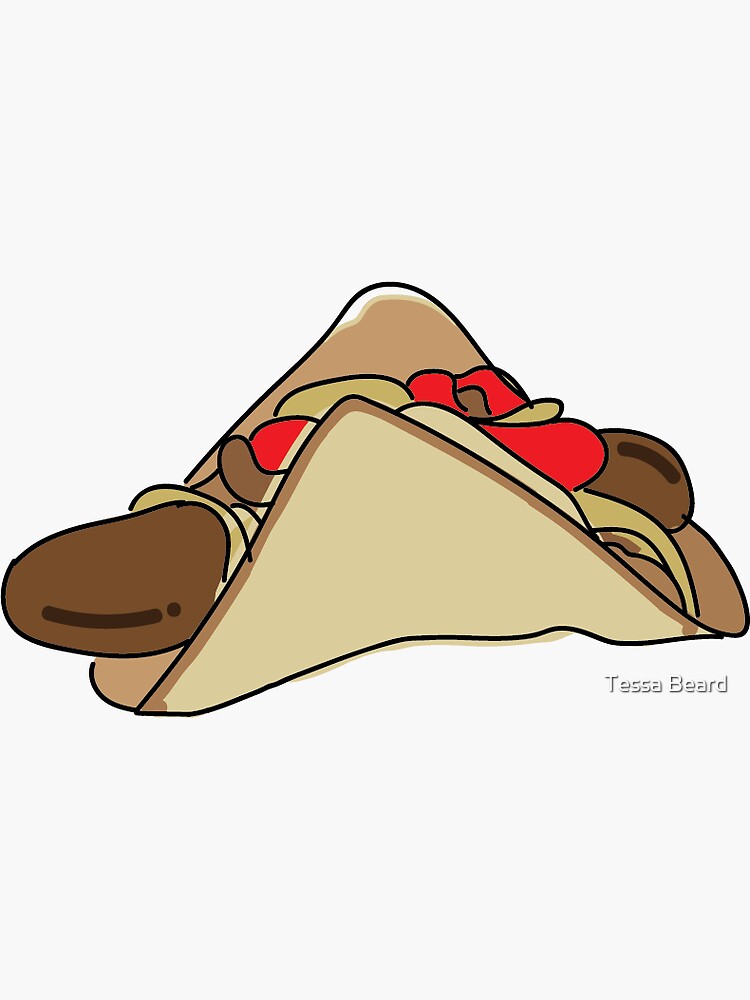 "bunnings snag" Sticker by tessacreative4 Redbubble