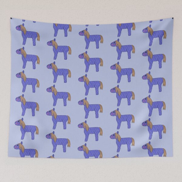 Item preview, blue horse designed and sold by Blumchen.