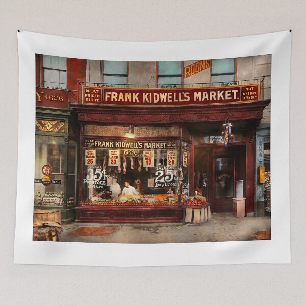 Item preview, Butcher - Meat priced right 1916 designed and sold by Mike Savad Photography.