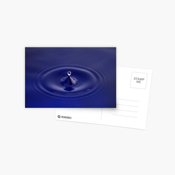 water droplet Postcard