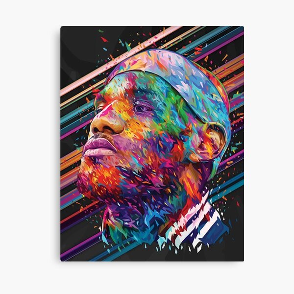 Lebron James Leinwanddruck