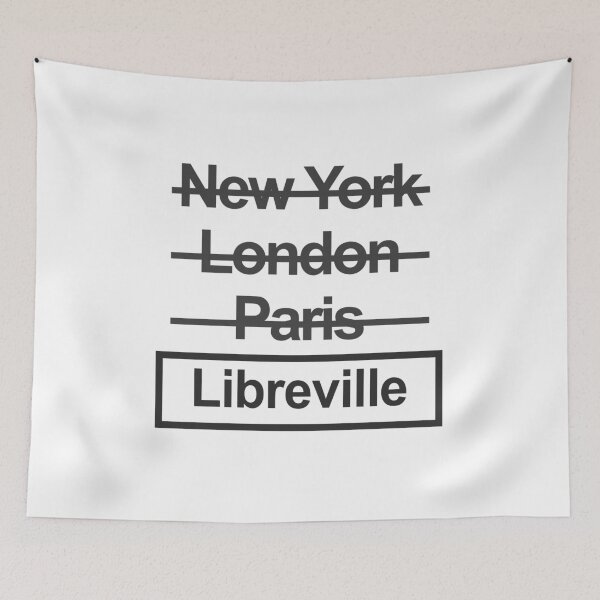 Item preview, Gabon Libreville City Text design designed and sold by GetItGiftIt.