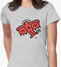 Flying Devil Icon Original Artwork, Icons Tshirts, Prints, Posters, Bags, For Men, Women, Kids, Youth Women's Fitted T-Shirt
