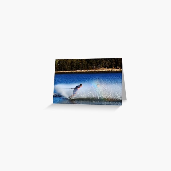 Water Skier Greeting Card