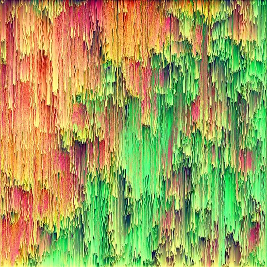 Abstract frozen wooden color streams