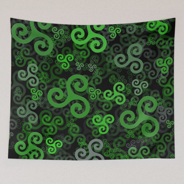 Item preview, Triskele triskelion in green  designed and sold by joshuayule.