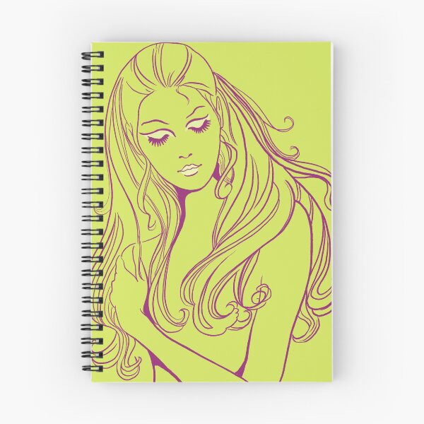 Item preview, Psychedelic Lady Dream In Green designed and sold by BunnyThePainter.