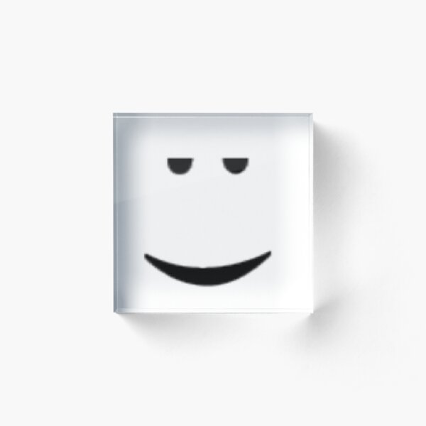 Yes Acrylic Blocks Redbubble - chao face creepy smile roblox