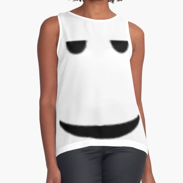 Roblox Chill Face Sleeveless Top By Ivarkorr Redbubble - roblox chill face t shirt by ivarkorr redbubble