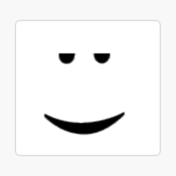Roblox Face Stickers Redbubble - face roblox decal