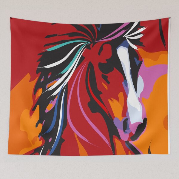 Item preview, Horse Poster Design designed and sold by Nora Gad.