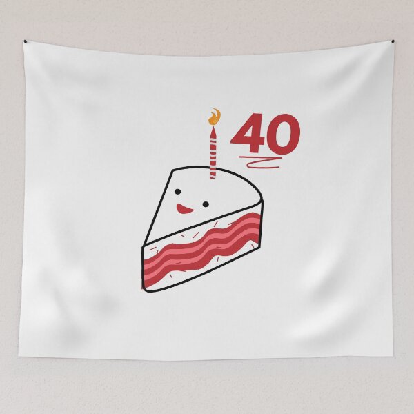 Item preview, Birthday Cake 40 anniversary gift idea designed and sold by NeXore.