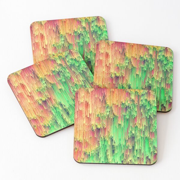 Item preview, Abstract frozen wooden color streams designed and sold by blackhalt.