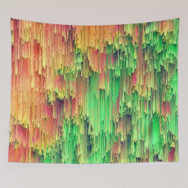 Item preview, Abstract frozen wooden color streams designed and sold by blackhalt.
