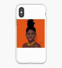 Vinilo o funda para iPhone Modelo africano