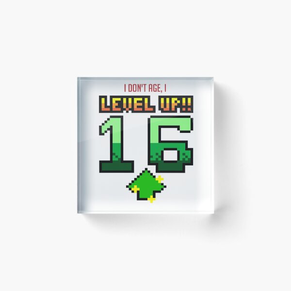 Item preview, Birthday Level 16 anniversary gift idea designed and sold by NeXore.