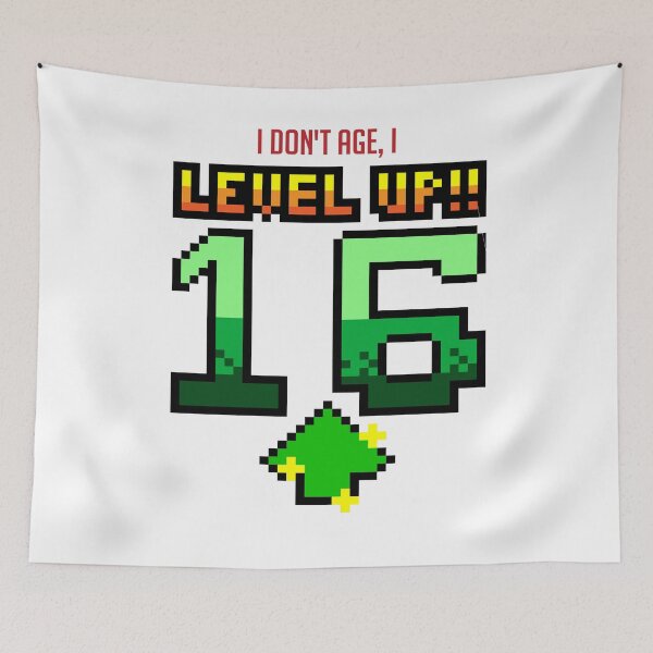 Item preview, Birthday Level 16 anniversary gift idea designed and sold by NeXore.