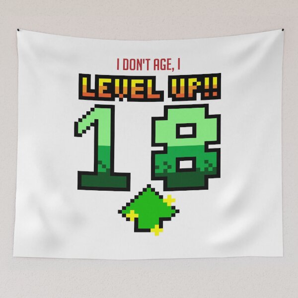 Item preview, Birthday Level 18 anniversary gift idea designed and sold by NeXore.