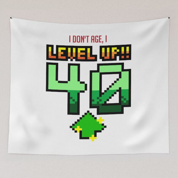 Item preview, Birthday Level 40 anniversary gift idea designed and sold by NeXore.