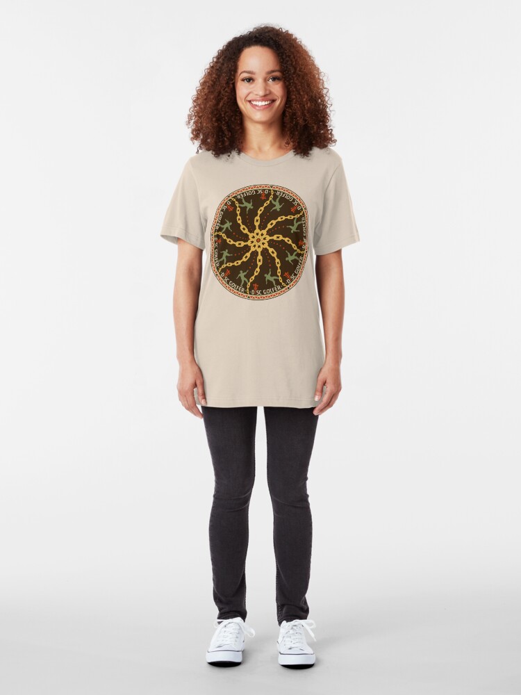 Alternate view of Disc Golfer Slim Fit T-Shirt