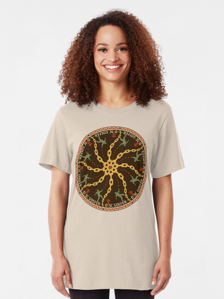 Alternate view of Disc Golfer Slim Fit T-Shirt