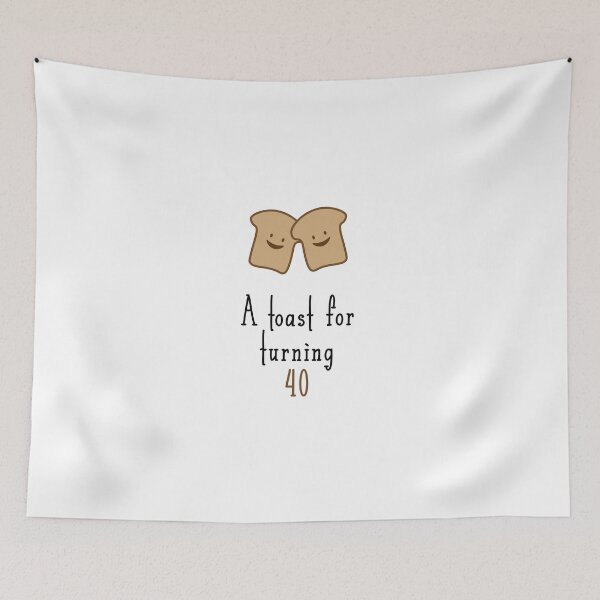 Item preview, Birthday Toast 40 anniversary gift idea designed and sold by NeXore.