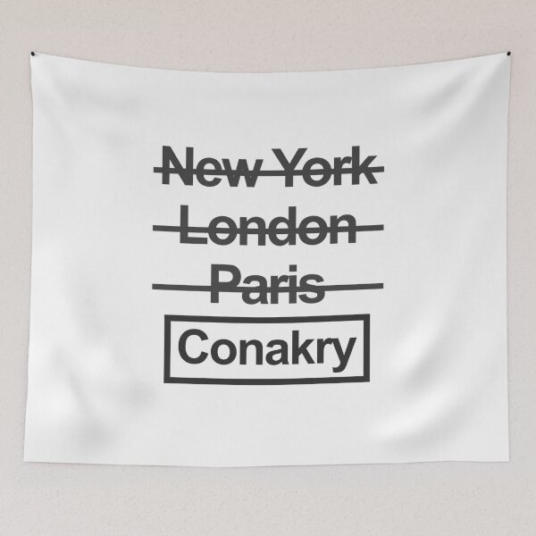 Item preview, Guinea Conakry City Text design designed and sold by GetItGiftIt.